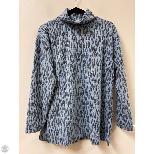 Sweater By Chicos In Animal Print, Size: L