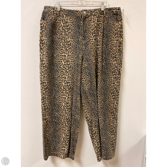 Pants Other By Gilli In Animal Print, Size: 18
