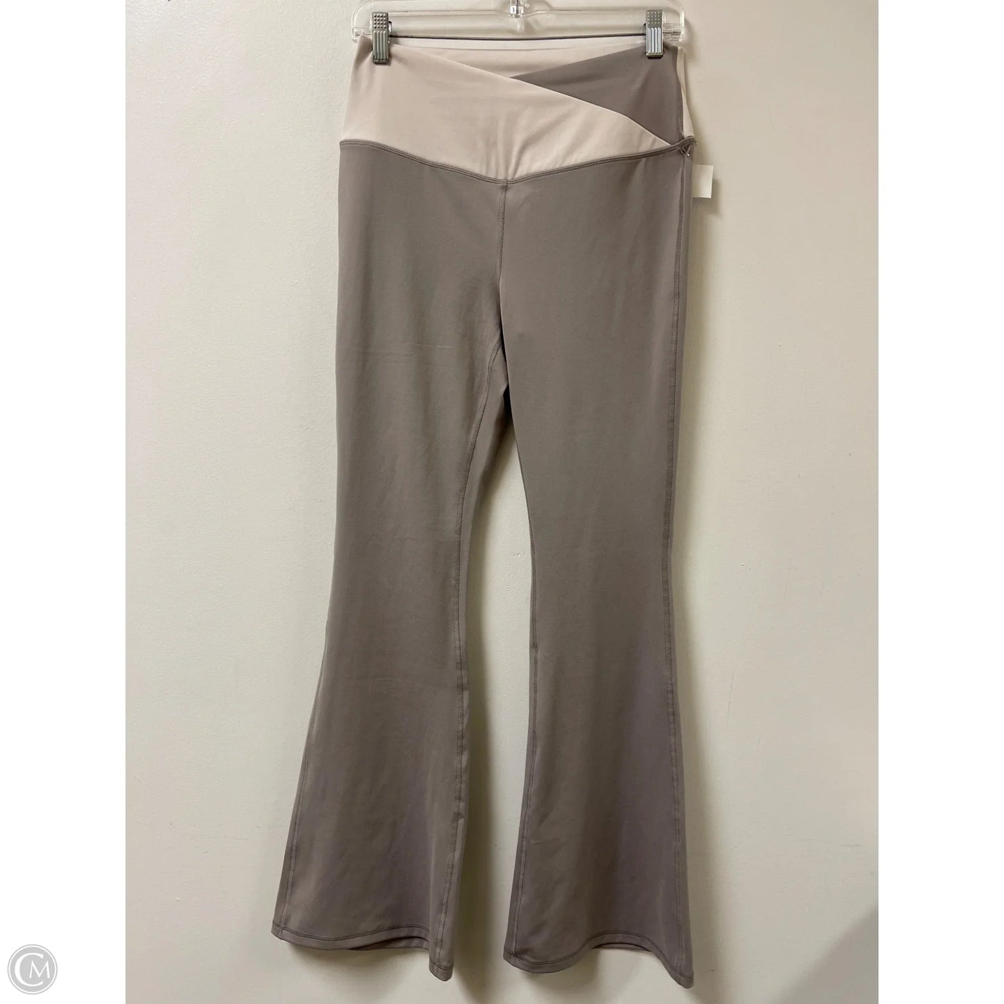 Athletic Leggings By Velocity In Cream, Size: Xl