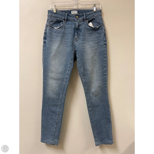 Jeans Skinny By Loft In Blue Denim, Size: 6