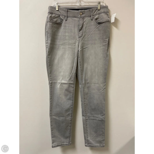 Jeans Skinny By Chicos In Grey, Size: 10