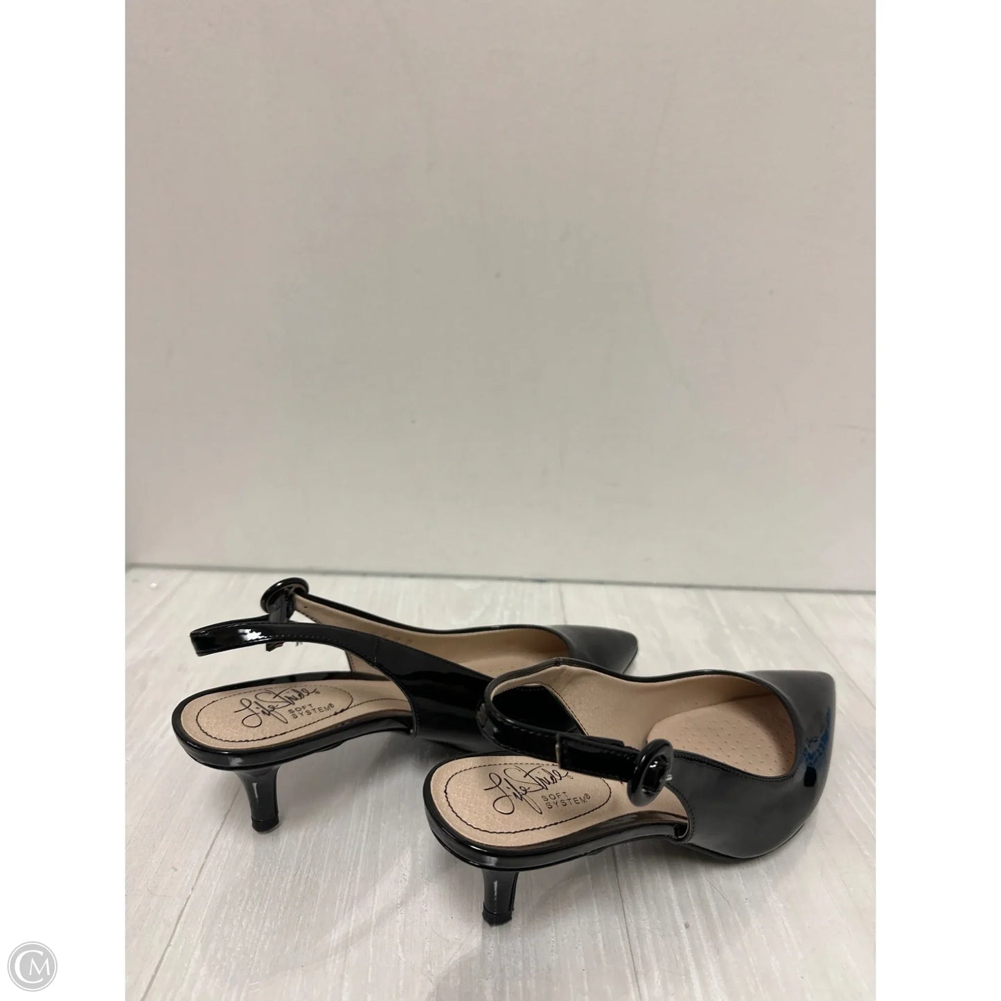 Shoes Heels Kitten By Life Stride In Black, Size: 8