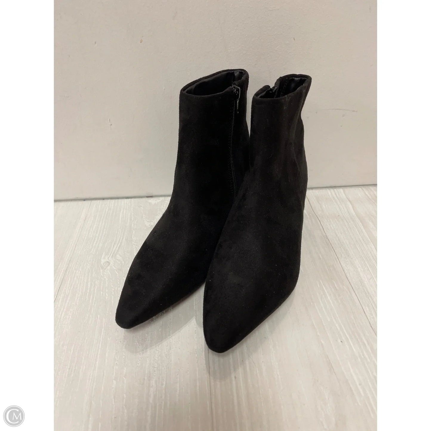 Boots Ankle Heels By Universal Thread In Black, Size: 10