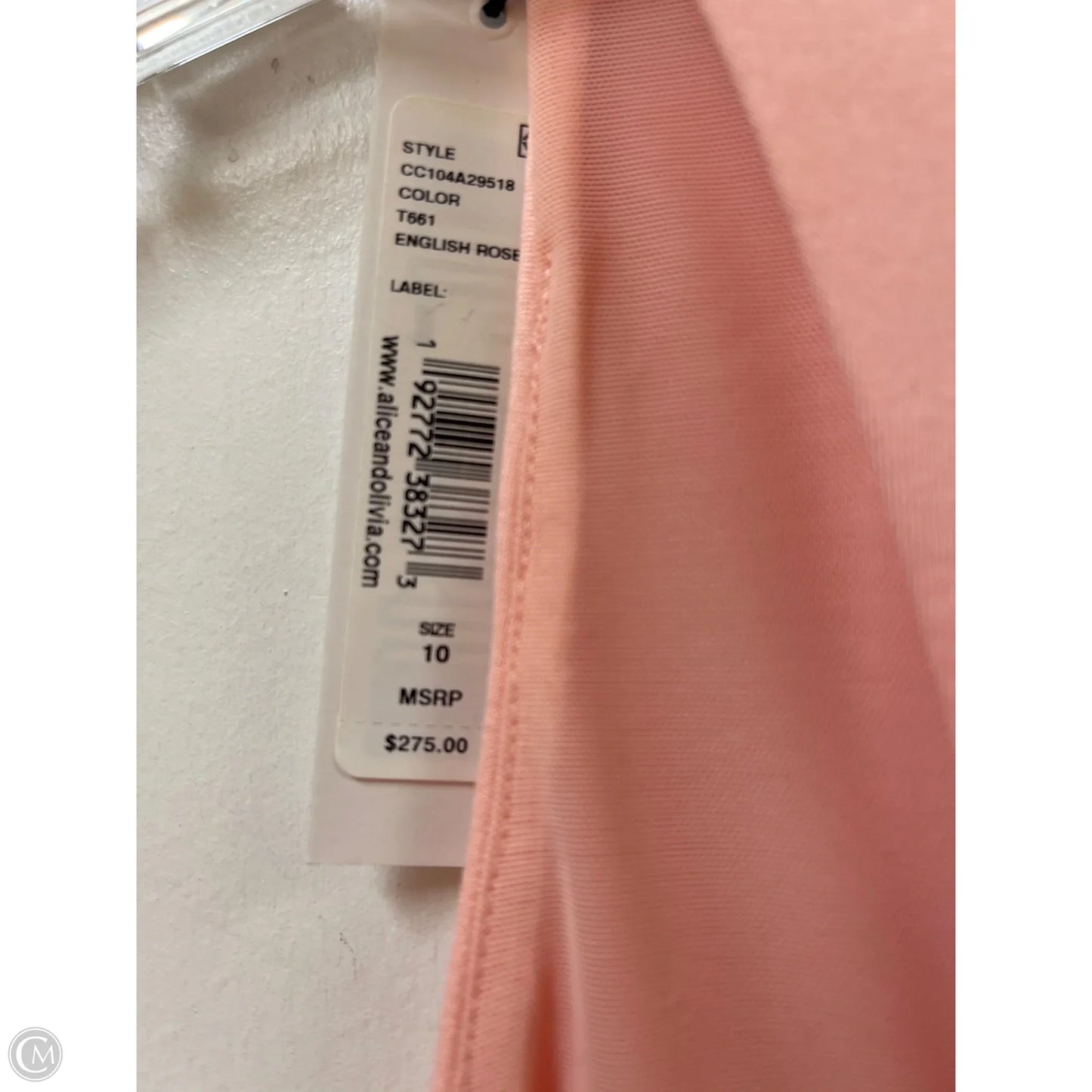 Dress Designer By Alice + Olivia In Pink, Size: M