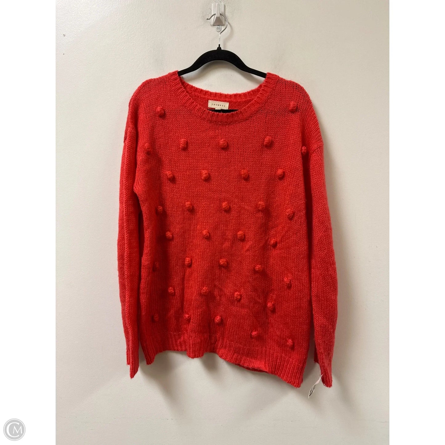 Sweater By Promesa In Orange, Size: M