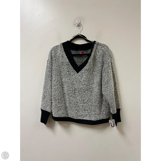 Sweater By Vince Camuto In Black & Grey, Size: S