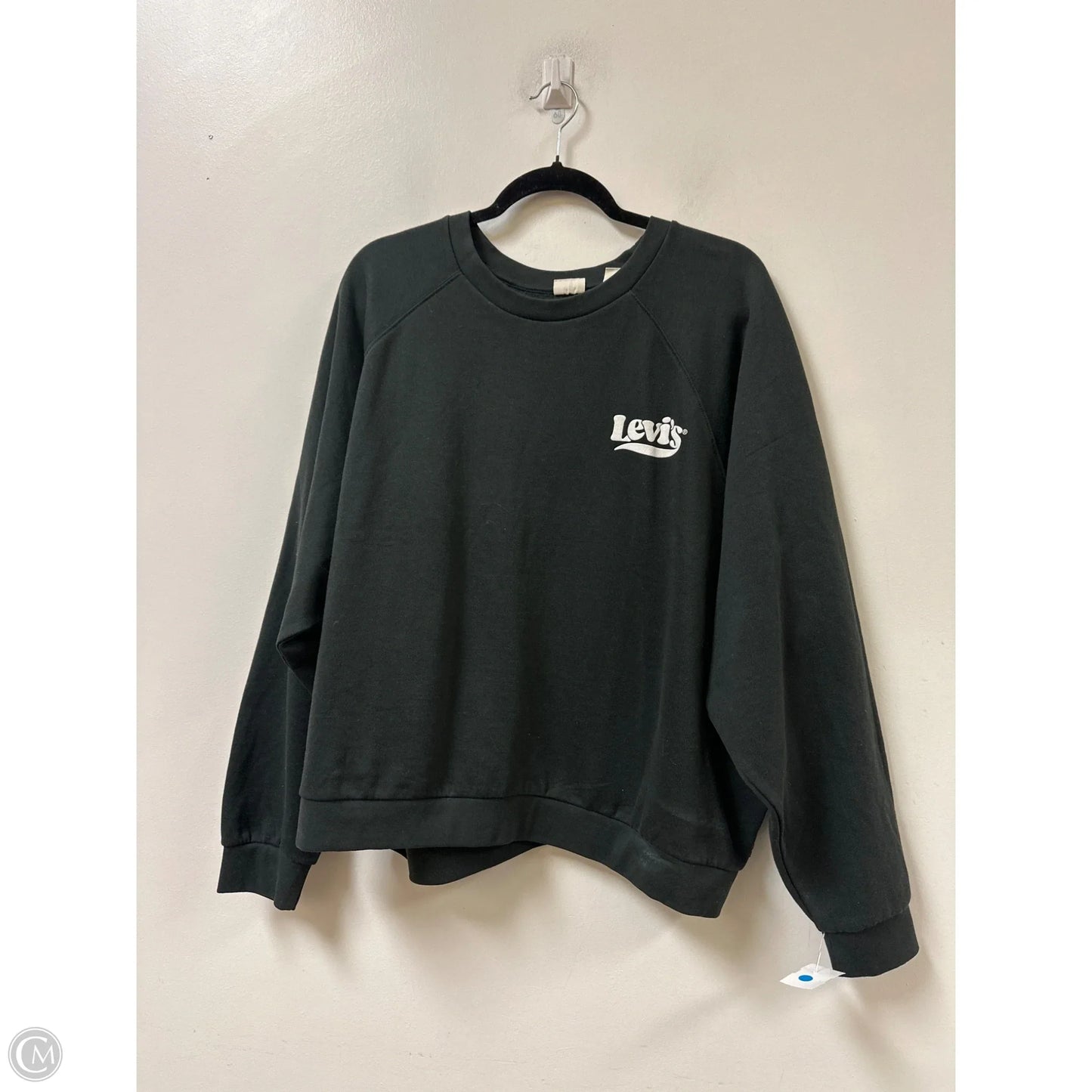Sweatshirt Crewneck By Levis In Black, Size: 3x
