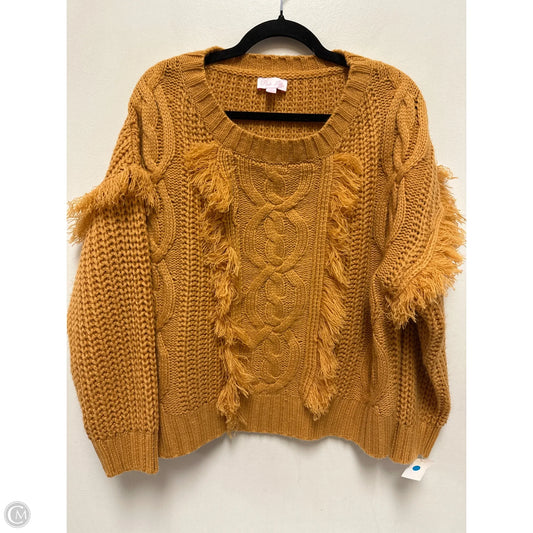 Sweater By Pink Lily In Yellow, Size: M