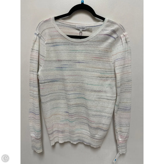 Sweater By Calvin Klein In Multi-colored, Size: S