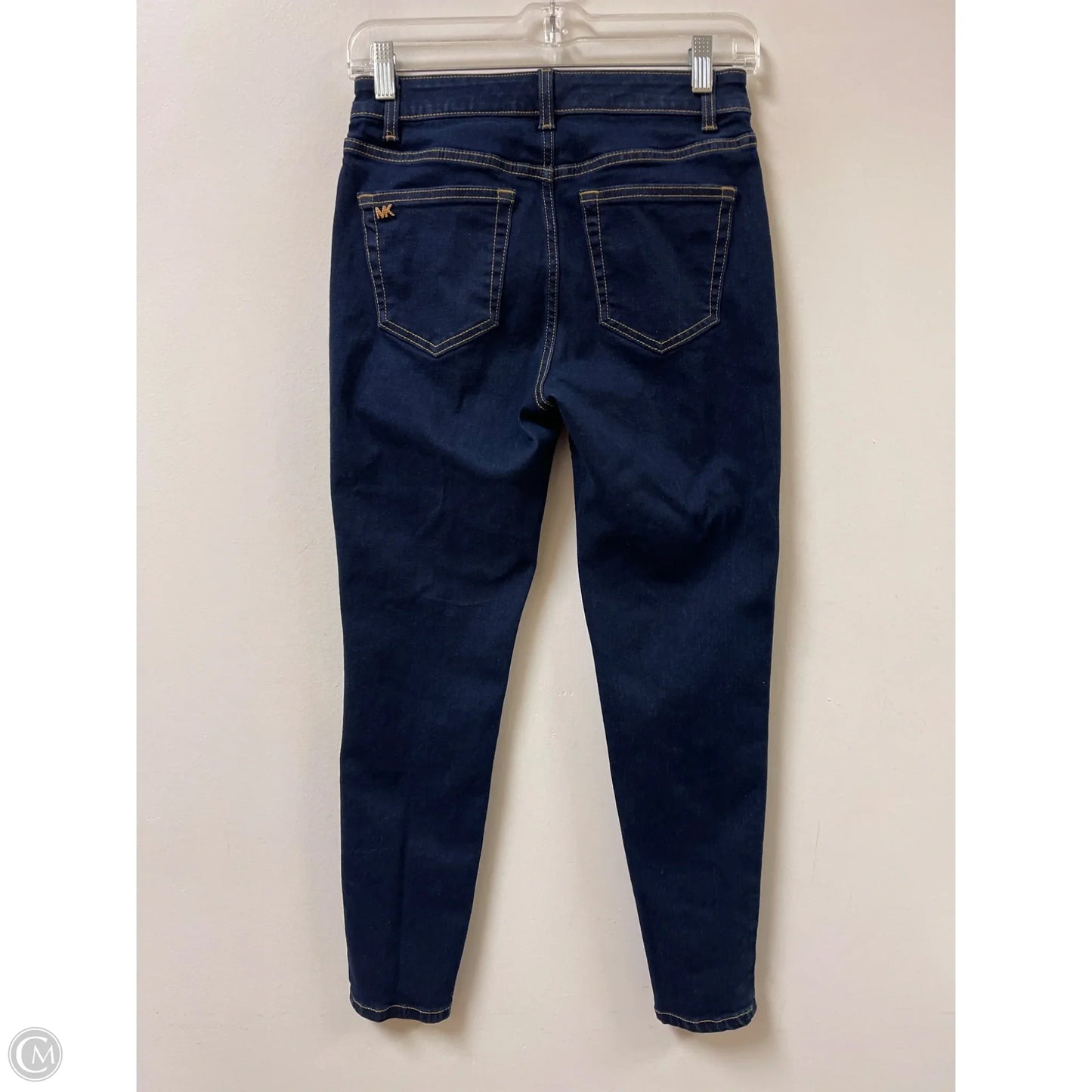 Jeans Skinny By Michael By Michael Kors In Blue Denim, Size: 2