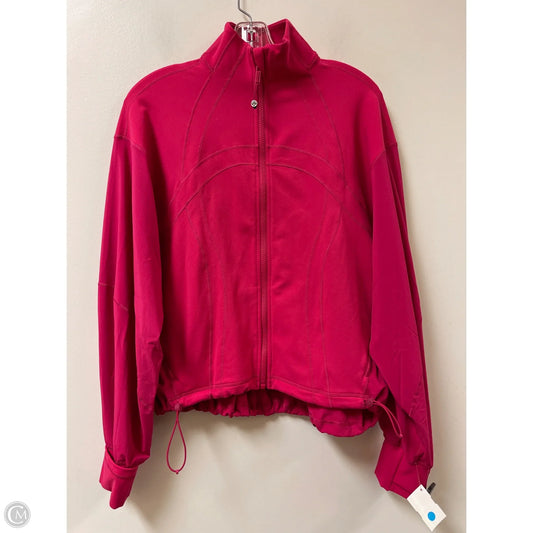 Athletic Jacket By Lululemon In Pink, Size: 2
