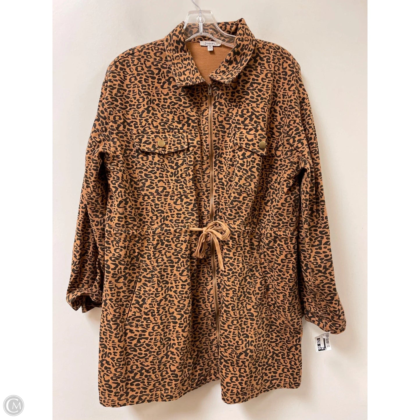 Jacket Utility By Jodifl In Animal Print, Size: M
