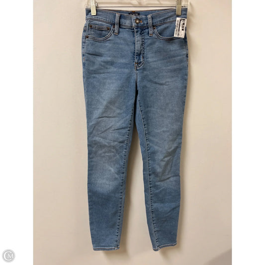Jeans Skinny By J. Crew In Blue Denim, Size: 2