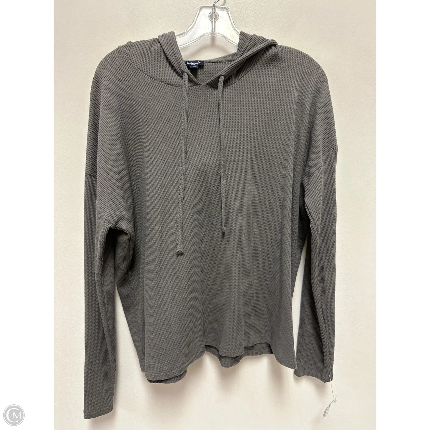 Top Long Sleeve By Splendid In Grey, Size: S