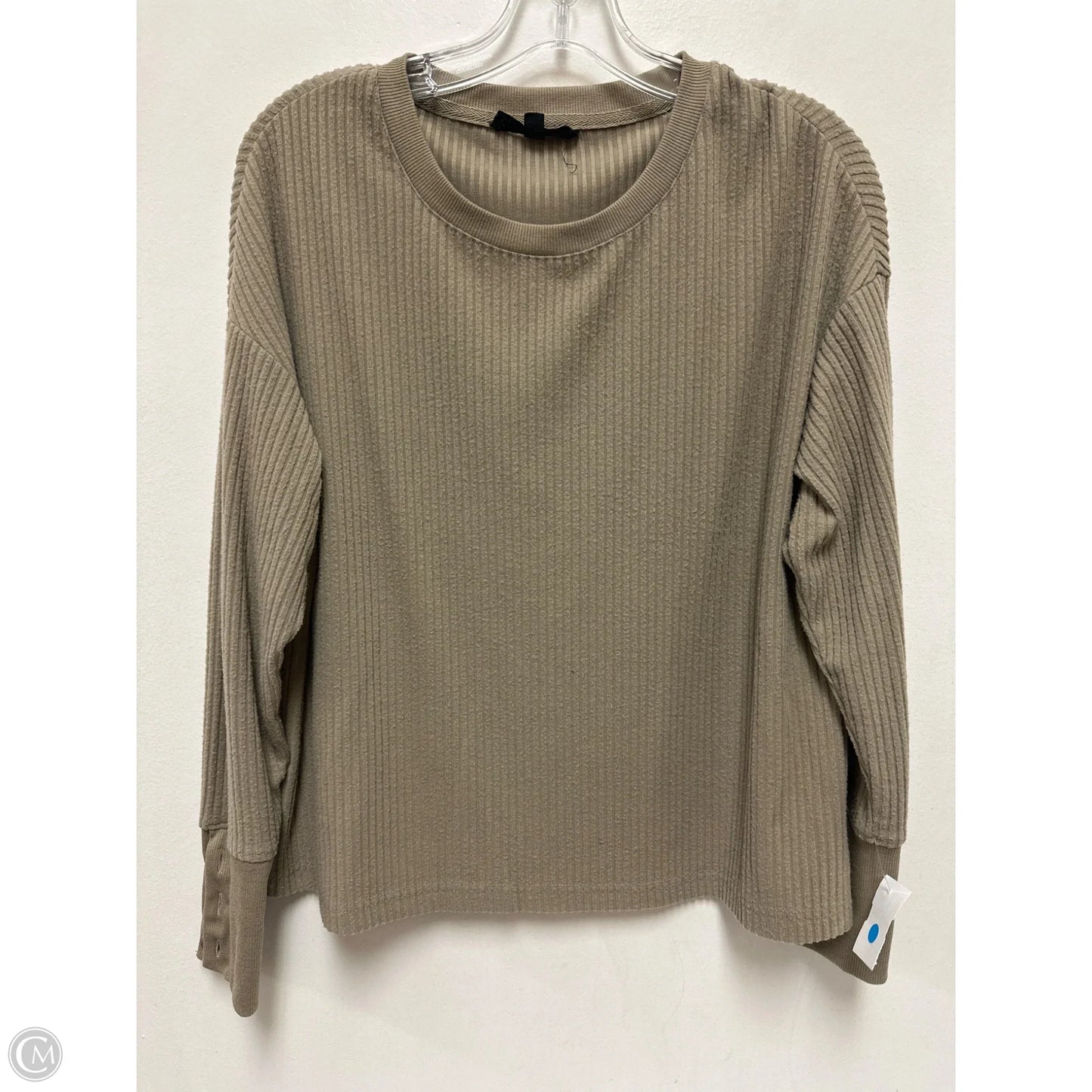 Top Long Sleeve By Jane And Delancey In Brown, Size: M