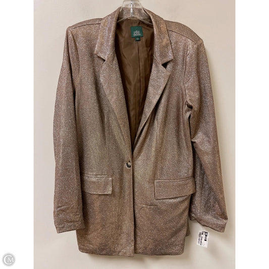 Blazer By Wild Fable In Gold, Size: L