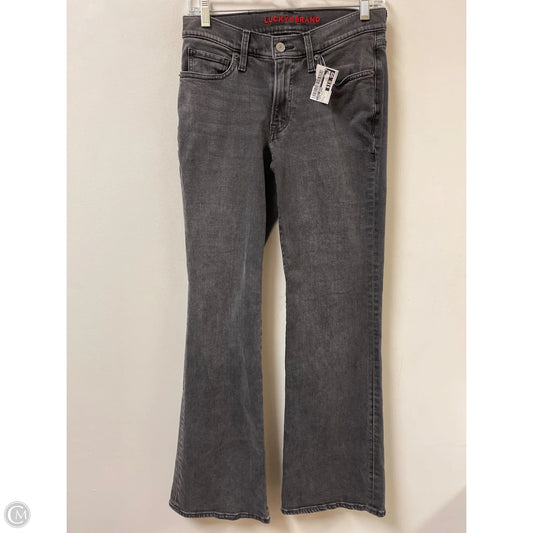 Jeans Flared By Lucky Brand In Grey Denim, Size: 4
