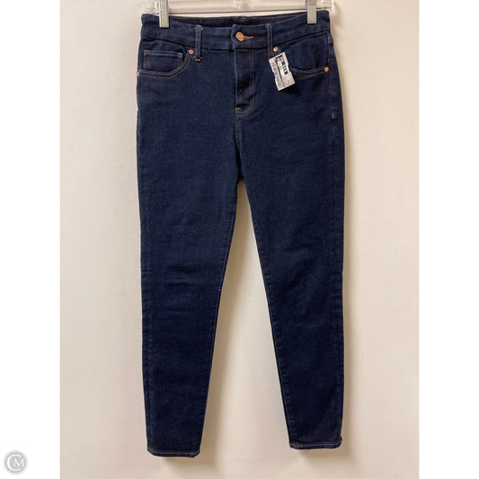 Jeans Skinny By Express In Blue Denim, Size: 6