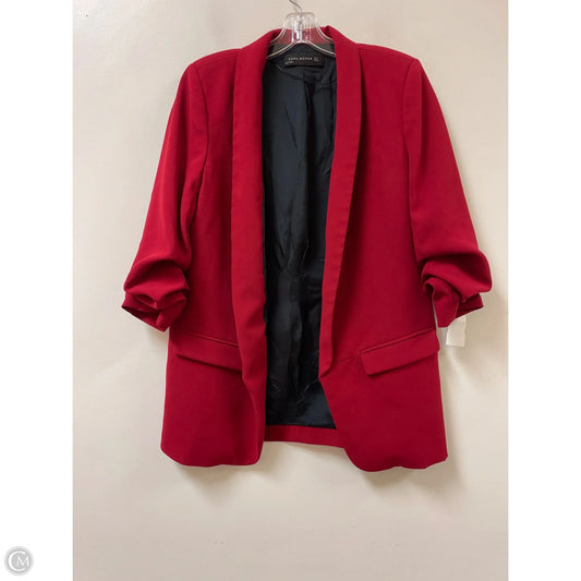 Blazer By Zara In Red, Size: M