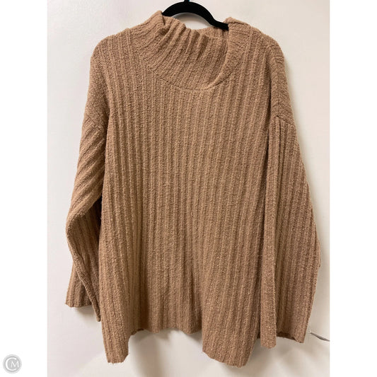 Sweater By Universal Thread In Brown, Size: 1x