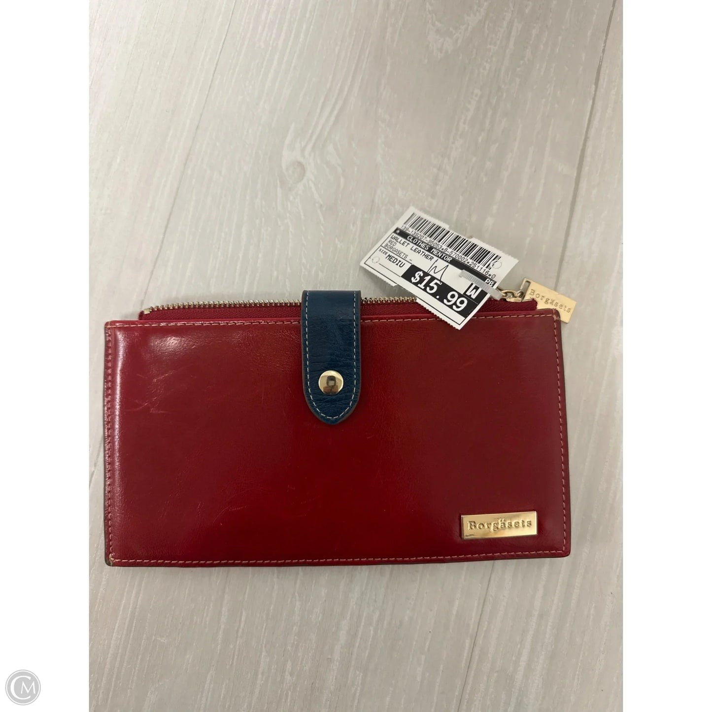 Wallet Leather By Clothes Mentor, Size: Medium