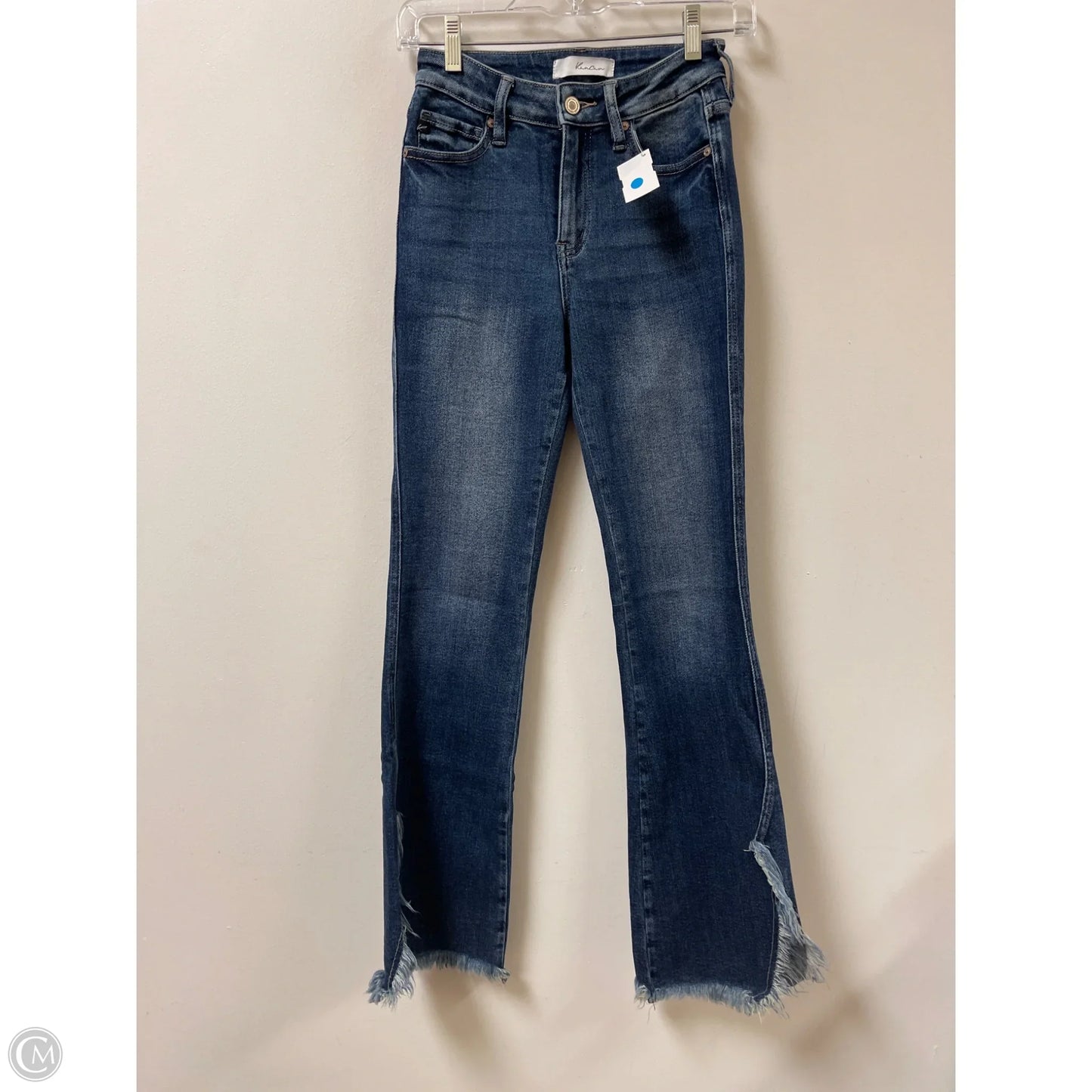 Jeans Boot Cut By Kancan In Blue Denim, Size: 0