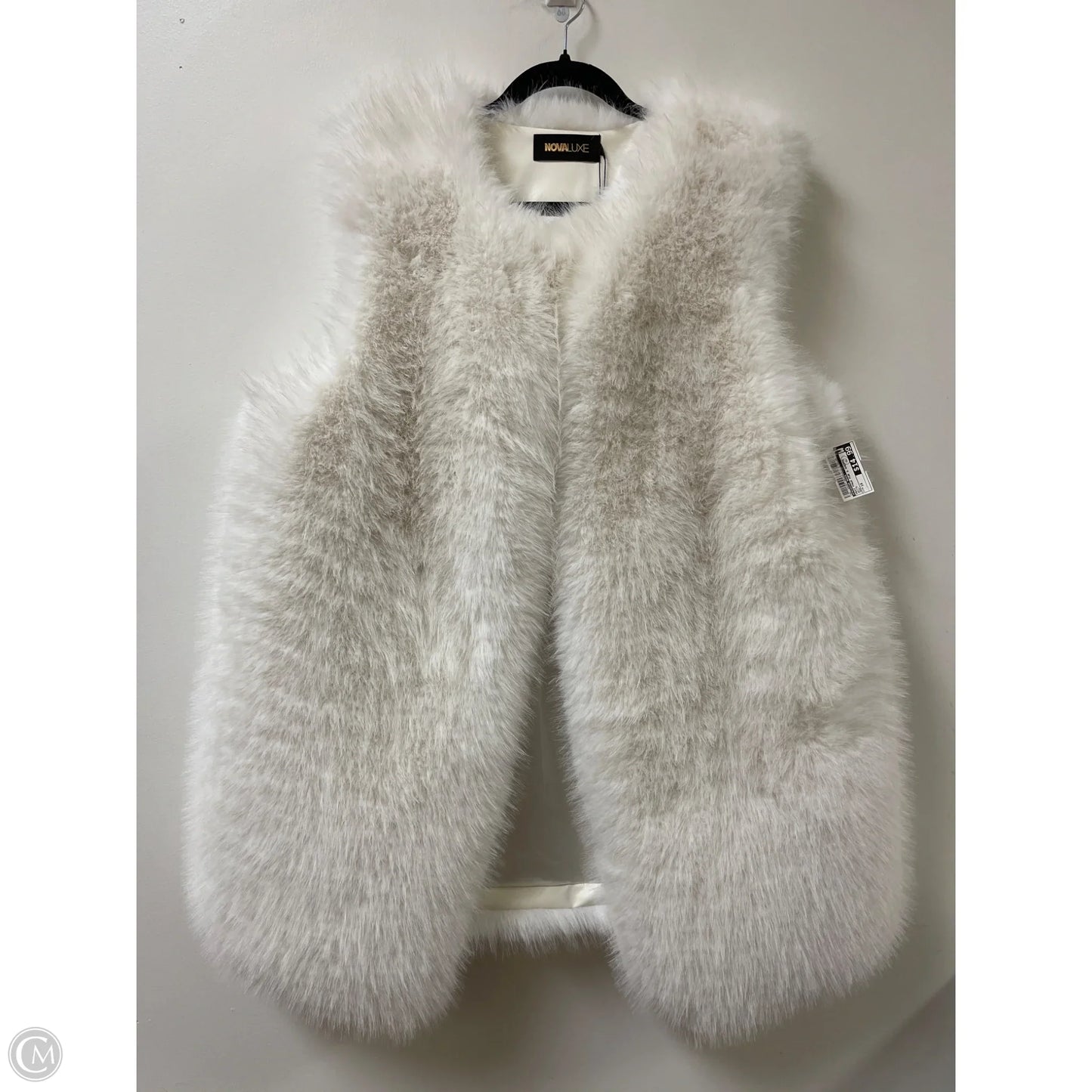 Vest Faux Fur & Sherpa By Fashion Nova In White, Size: 1x