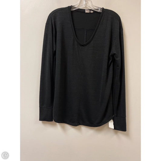 Top Long Sleeve By Gap In Black, Size: M