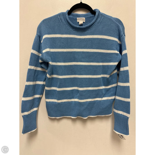 Sweater By Caslon In Blue & White, Size: S