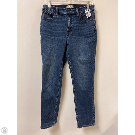 Jeans Straight By Madewell In Blue Denim, Size: 6