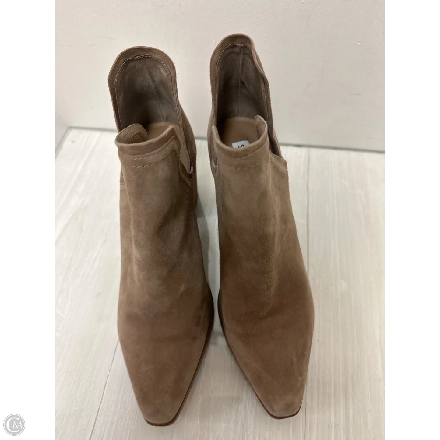 Boots Ankle Heels By Steve Madden In Brown, Size: 8.5