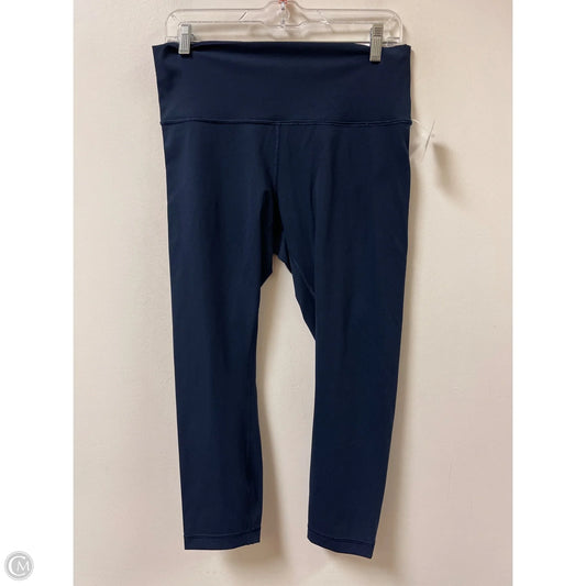 Athletic Leggings By Lululemon In Navy, Size: 10