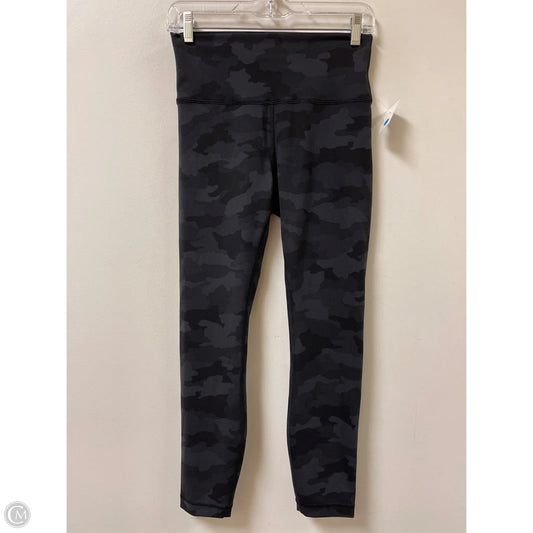 Athletic Leggings By Lululemon In Camouflage Print, Size: 8