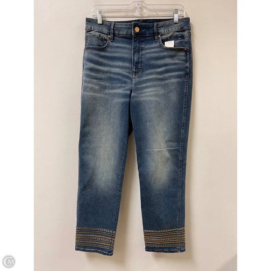 Jeans Skinny By White House Black Market In Blue Denim, Size: 10