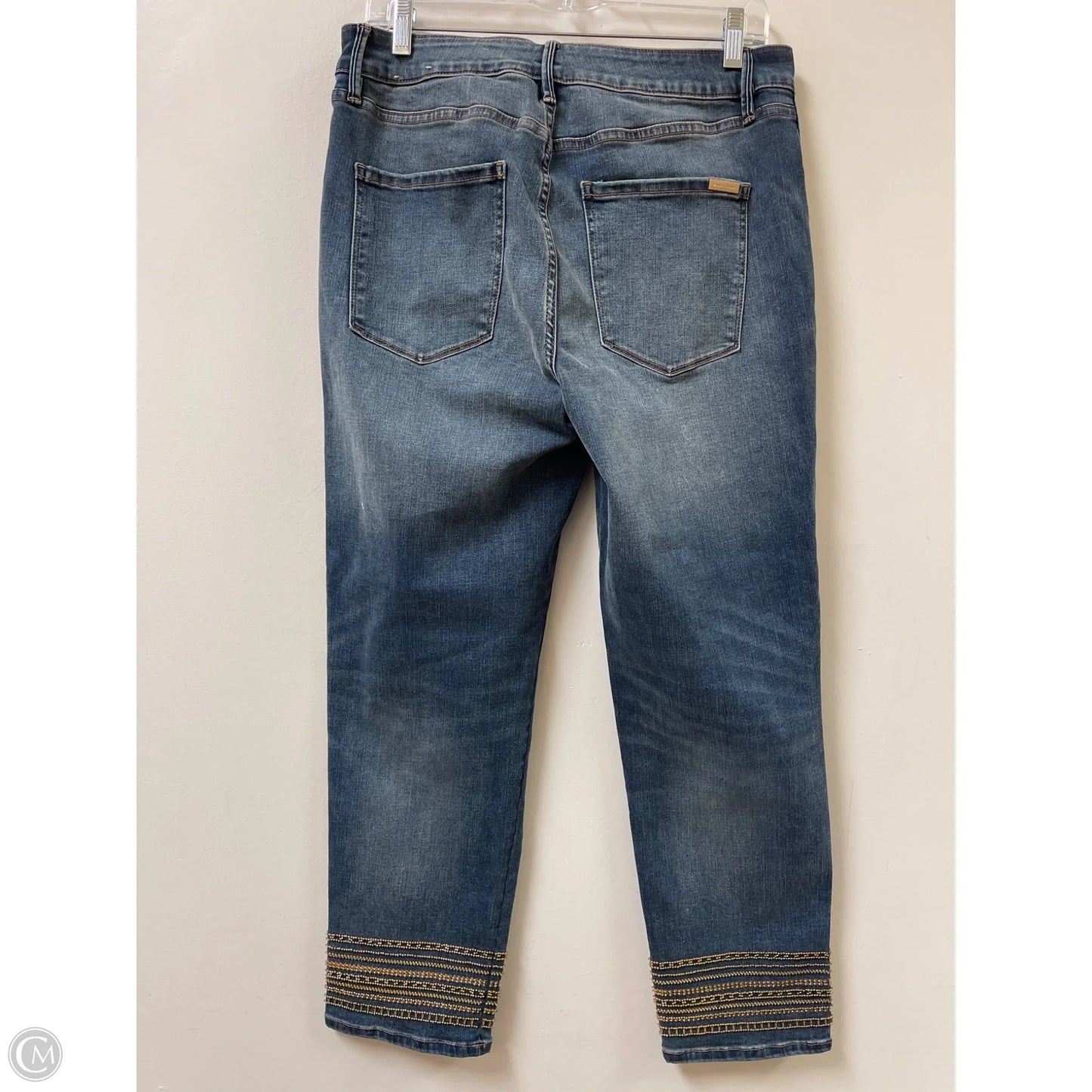 Jeans Skinny By White House Black Market In Blue Denim, Size: 10