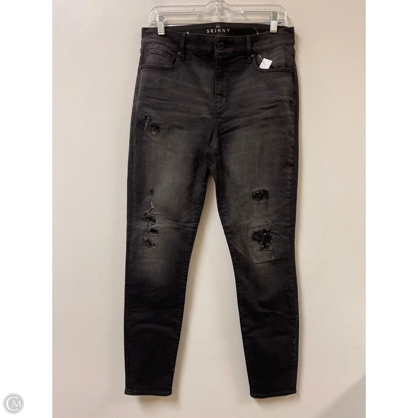 Jeans Skinny By White House Black Market In Black Denim, Size: 8
