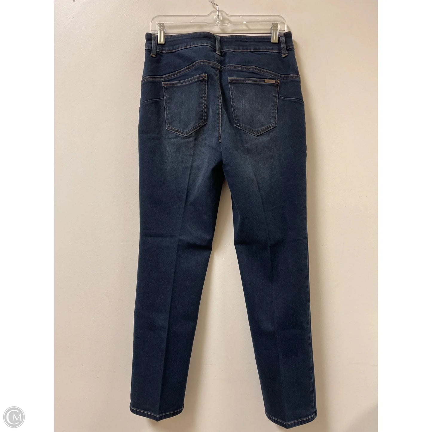 Jeans Skinny By Chicos In Blue Denim, Size: 8