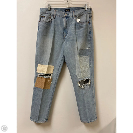 Jeans Straight By Polo Ralph Lauren In Blue Denim, Size: 8