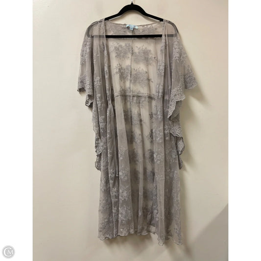 Kimono By She + Sky In Grey, Size: Osfm