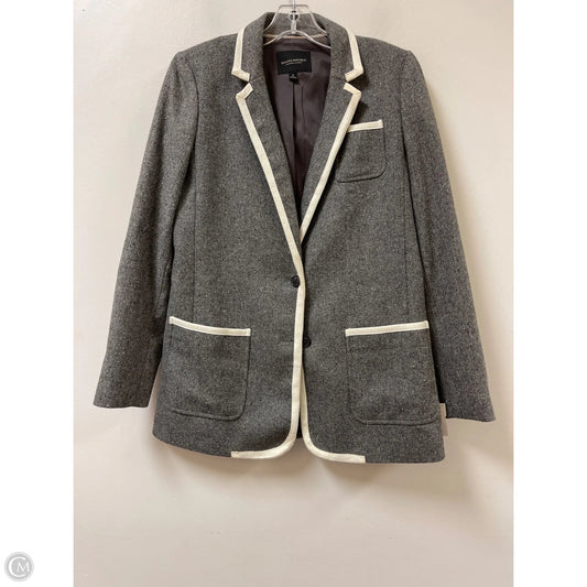 Blazer By Banana Republic In Grey, Size: S
