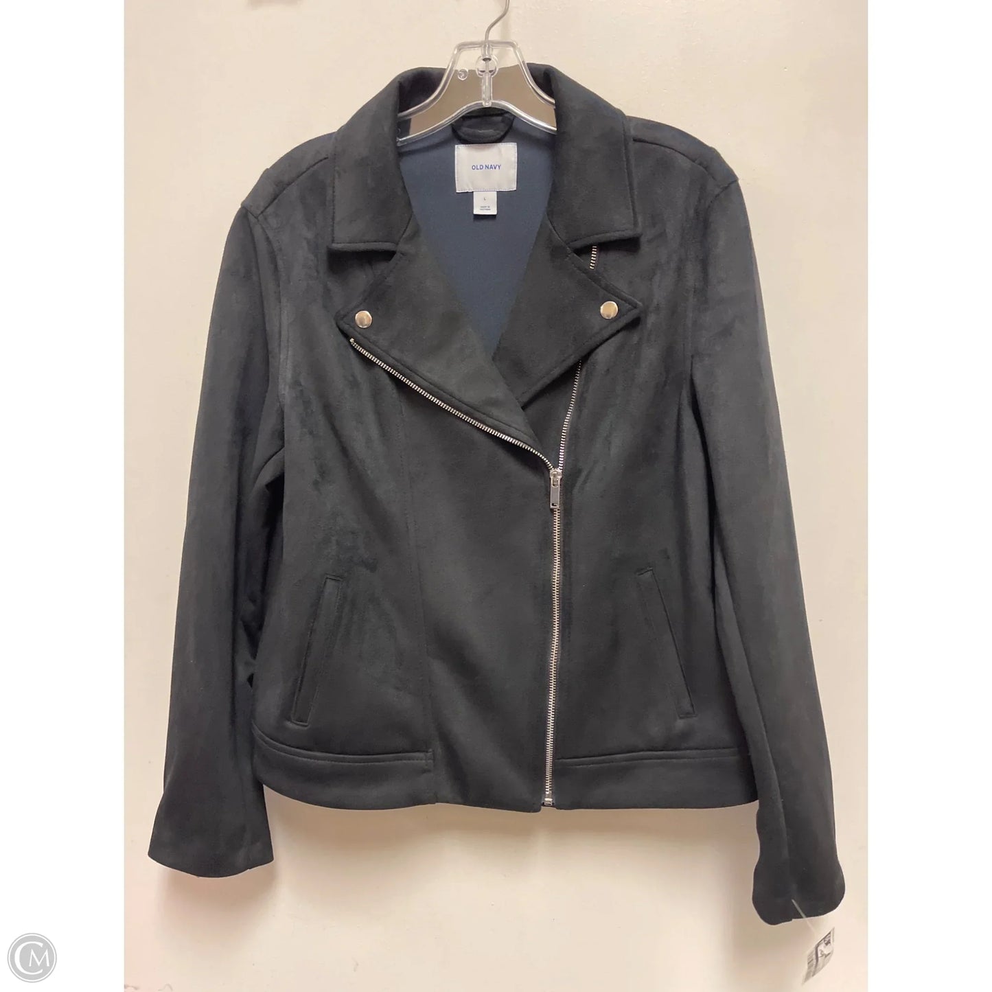 Jacket Moto By Old Navy In Black, Size: L