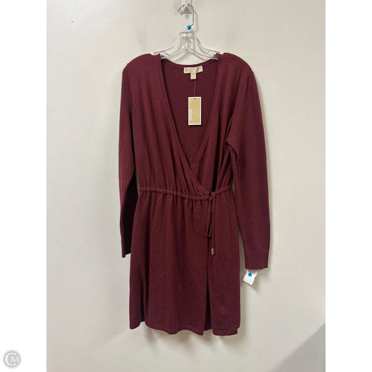 Dress Sweater By Michael By Michael Kors In Red, Size: L