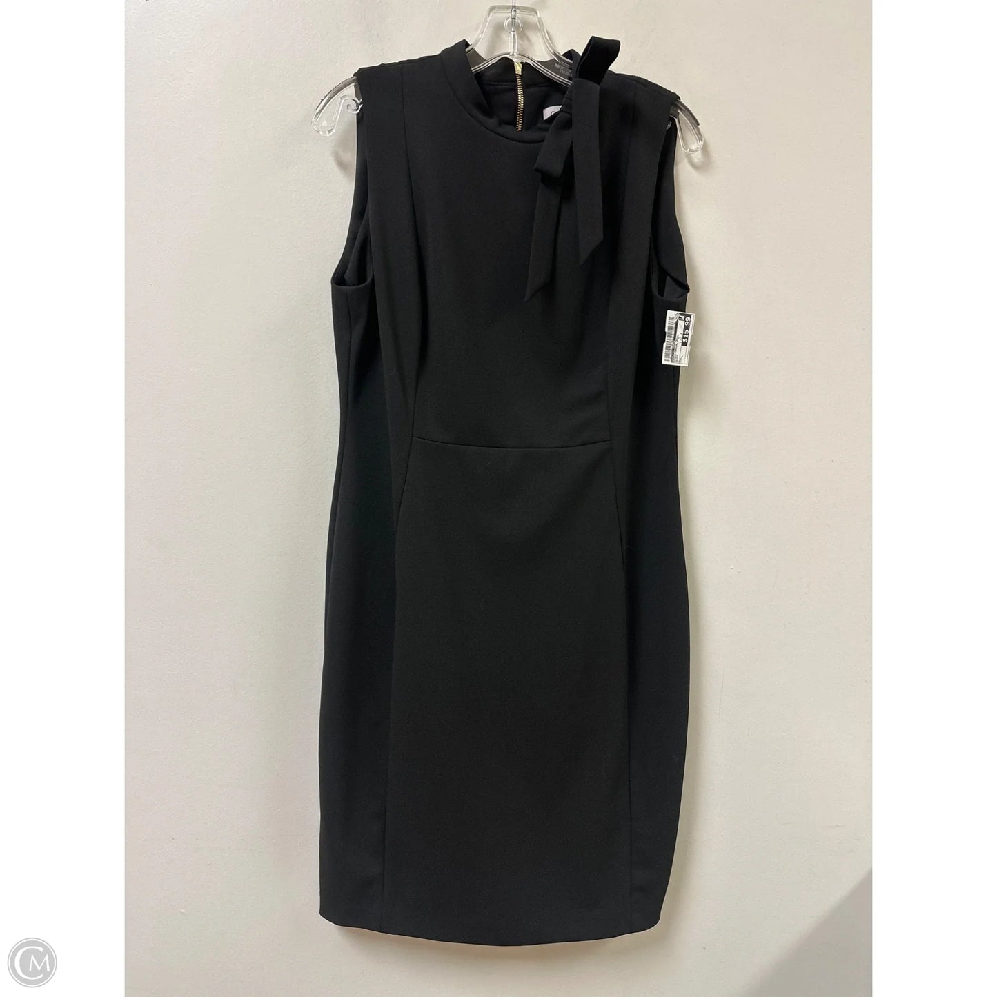 Dress Casual Midi By Calvin Klein In Black, Size: L