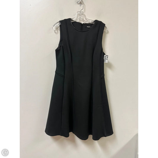 Dress Casual Midi By Dkny In Black, Size: L