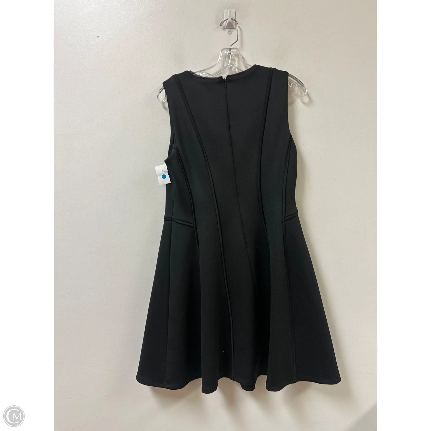 Dress Casual Midi By Dkny In Black, Size: L