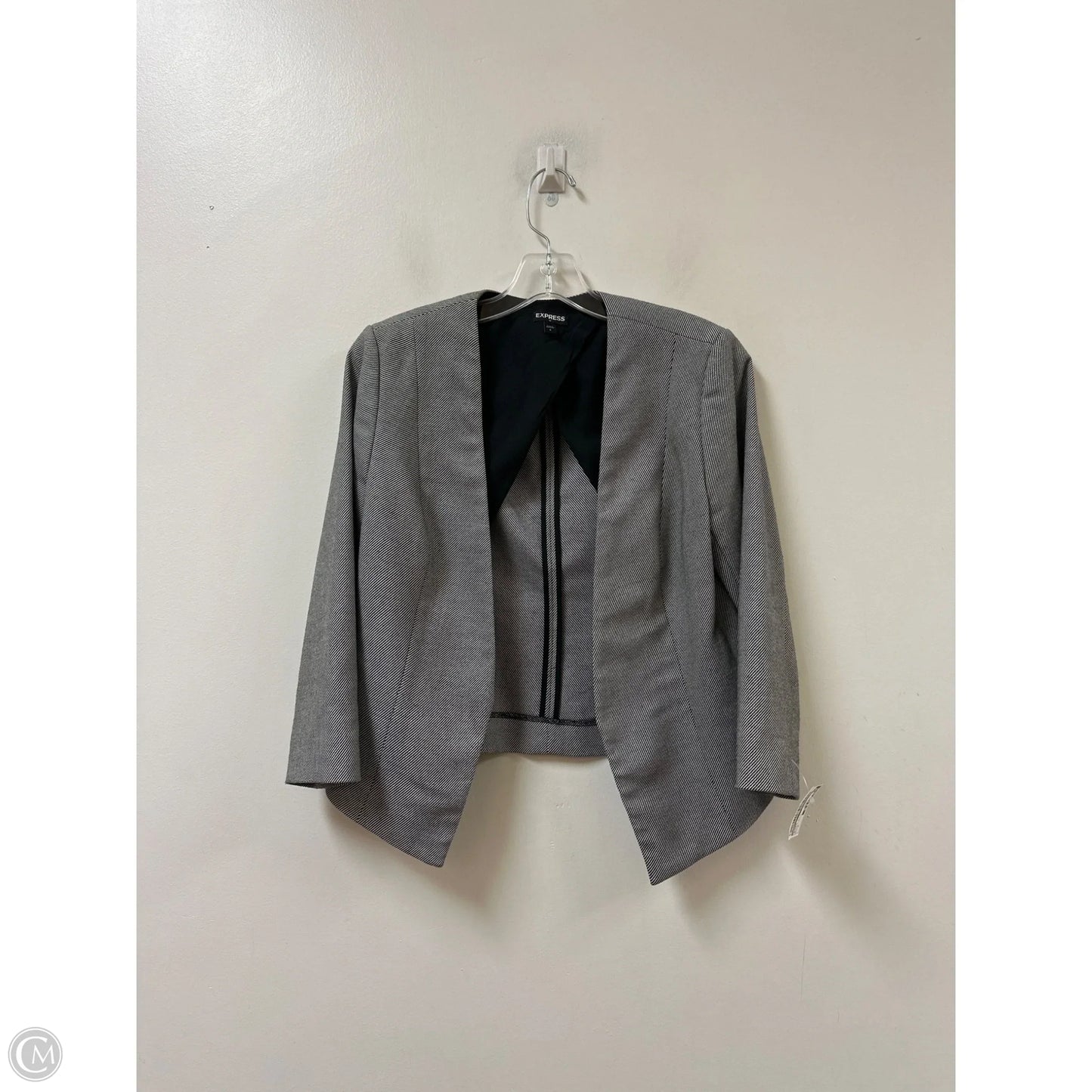 Blazer By Express In Black & White, Size: M