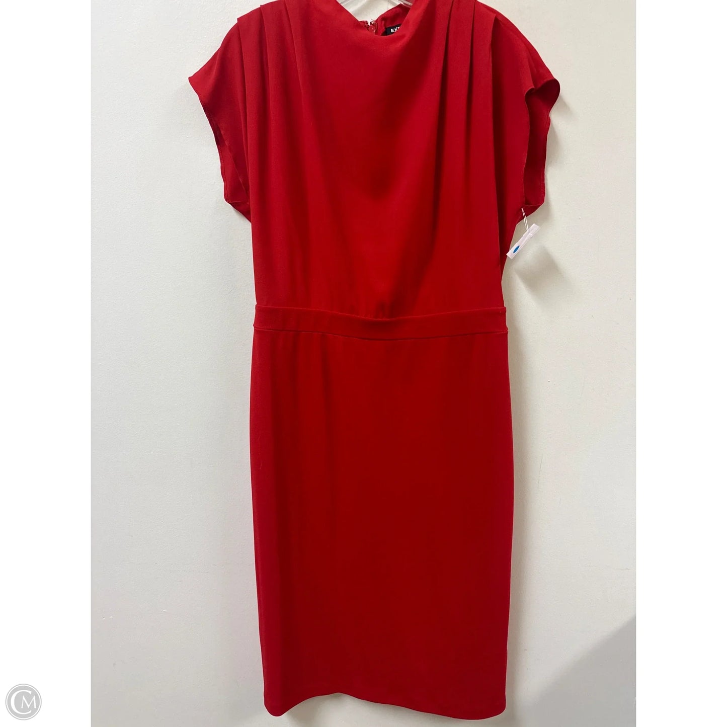 Dress Casual Midi By Express In Red, Size: L