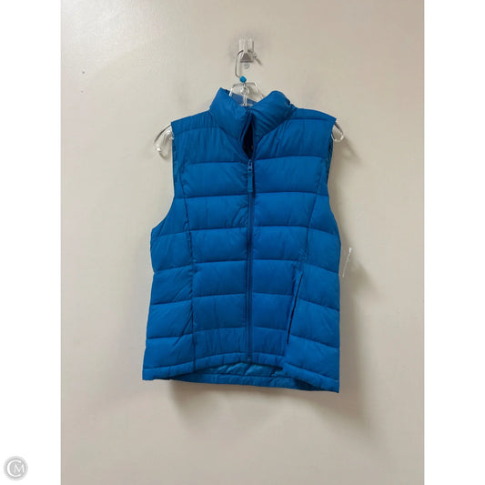Vest Puffer & Quilted By Love Tree In Blue, Size: M