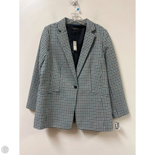 Blazer By Talbots In Black & Blue, Size: L