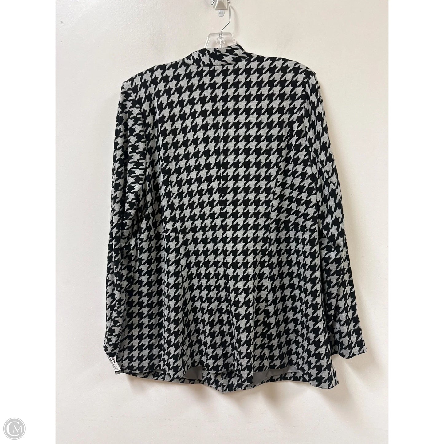 Blazer By Torrid In Black & Grey, Size: 2x